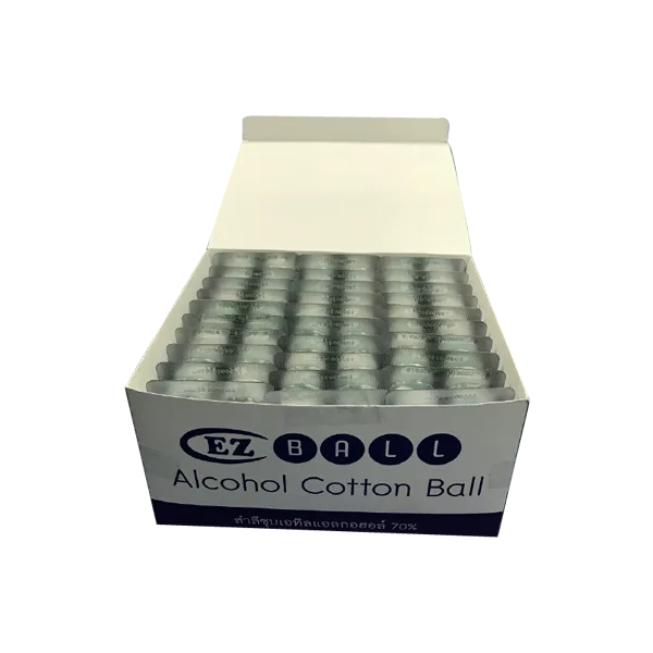 สำลีชุบแอลกอฮอล์ EZ BALL